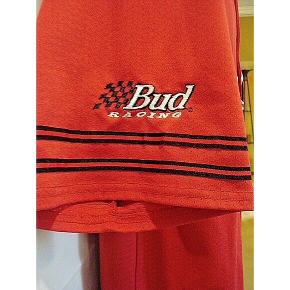 Dale Earnhardt Jr Nascar Jersey Vintage Chase Embroidered Bud Racing Size L - Picture 6 of 8